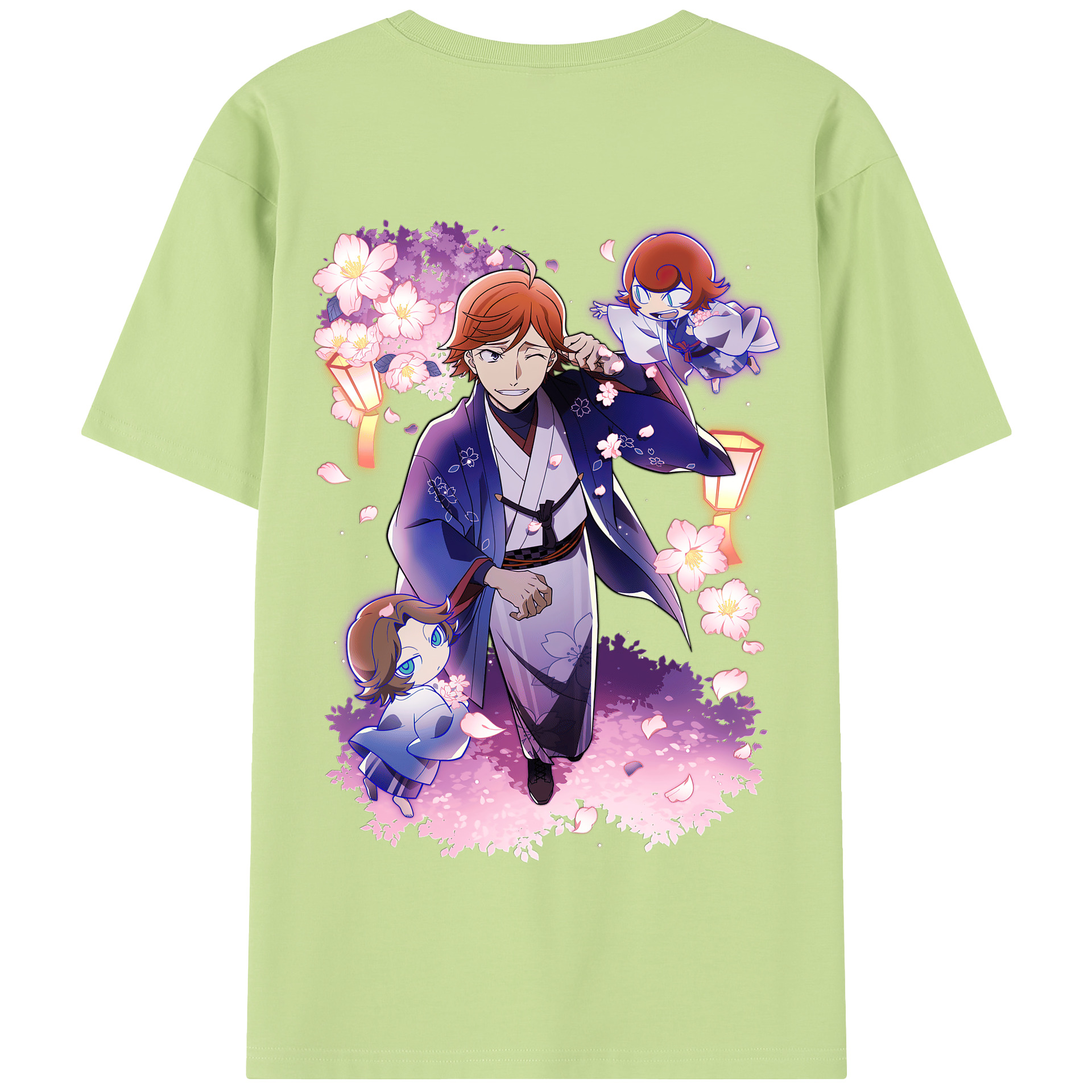 （画像用） 文豪ストレイドッグス Bungo Stray Dogs 綿100％半袖Tシャツ（背面プリント）